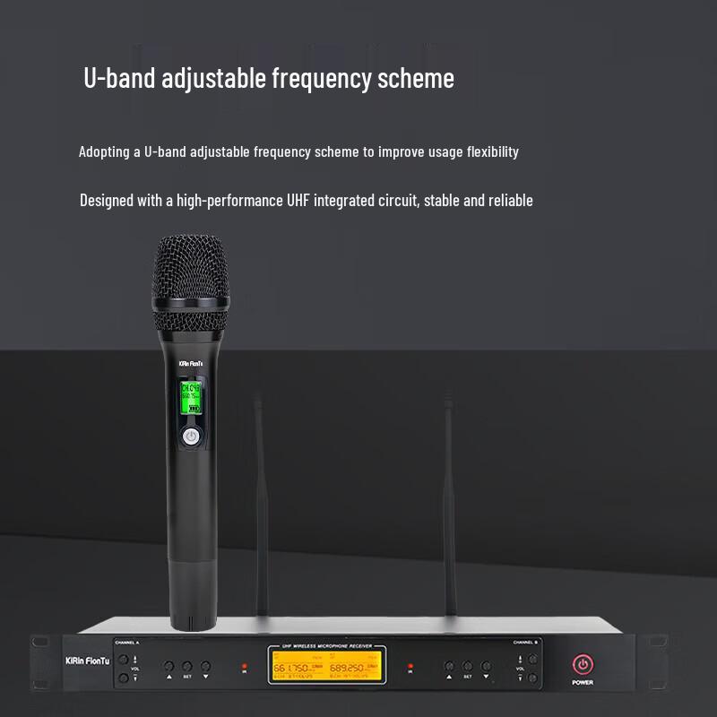 FionTu KRS-WH201 Wireless Handheld Microphone System (CN version)