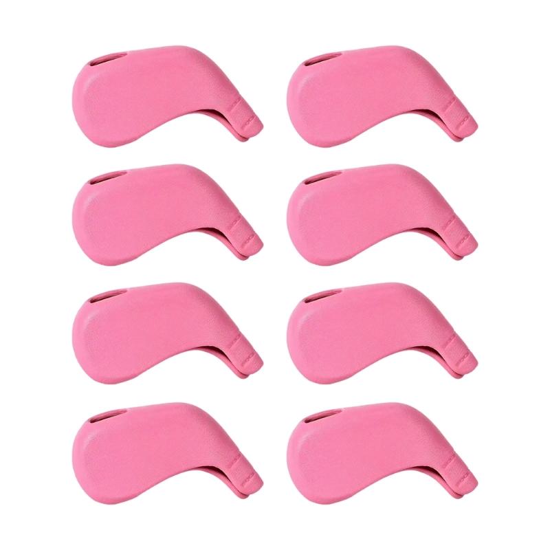High Elastic Golf Iron Head Cover Thick Soft PU Golf Head Cover Replacement Headcover Protective Cover Protector