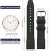 Rubber Silicone Watch Strap for IWC Pilot's Band Quick Release Bracelet Fluororubber Watchband