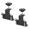 2PCS   Cabinet Clamp Stainless Steel Anti Slip Drawer Front Installation Clamps for Accurate Positioning Woodworking