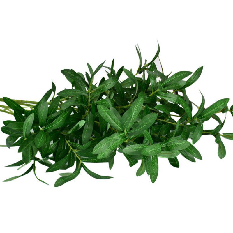 Artificial Leaves Simulation Artificial Olive Branch Green Plant Home Wedding Decoration
