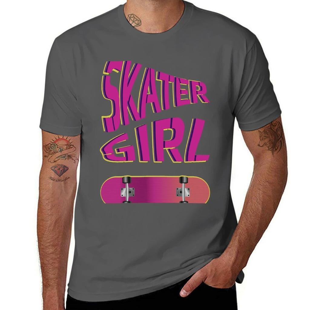 Skater Girl Tshirt Antipilling Casual Tshirt