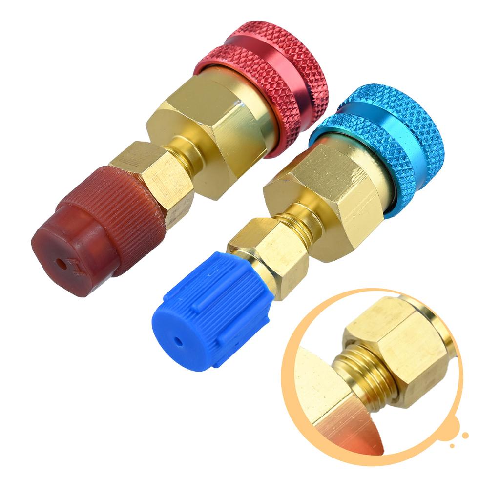 Aluminium Convenient To Use Quick Coupler Adapter Precise Thread Processing Reliable Connection Adjustable Valves