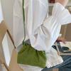 Large Capacity Slouchy Hobo Bags Shoulder Bag Solid Color Tote Bag Suede Pleated Cloud Bag  Holiday