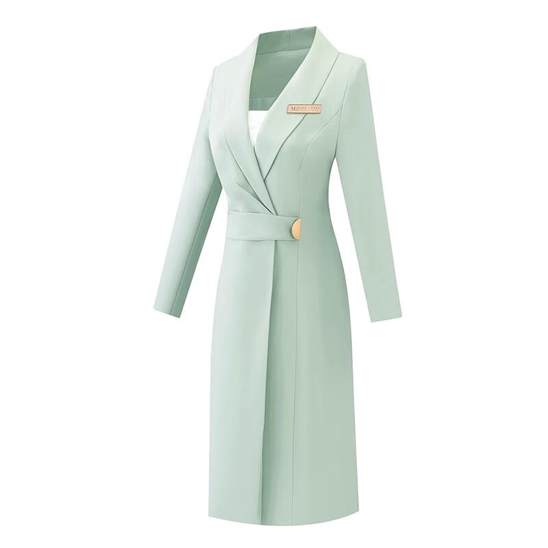 Elegantes Pendler-Anzug-A-Linien-Kleid