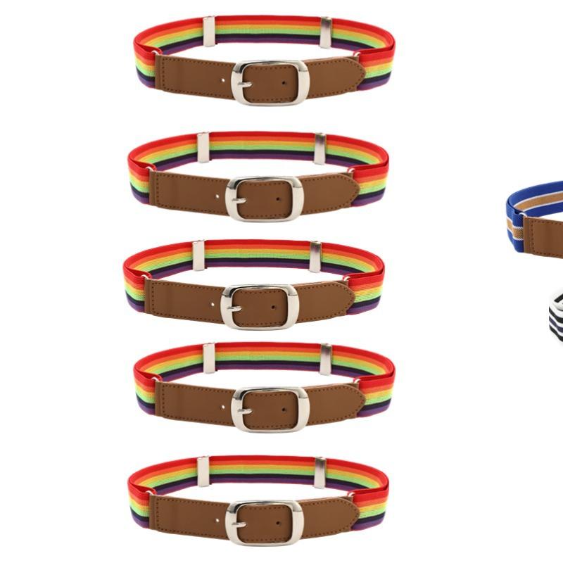 Youth Sports Belts with Elastic Adjustment, Men's and Women's Belts, Casual and Versatile Performance Style Belts, Outdoor Belts