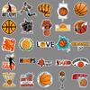 50 Basketball Sports Stickers for Skateboards, Luggage, Laptops, Cars, and Motorcycles