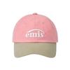 EMIS NEW LOGO MIX BALL cap(RENEWAL)-BEIGE/pink