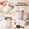 Stainless Steel Coffee Tumbler with Straw