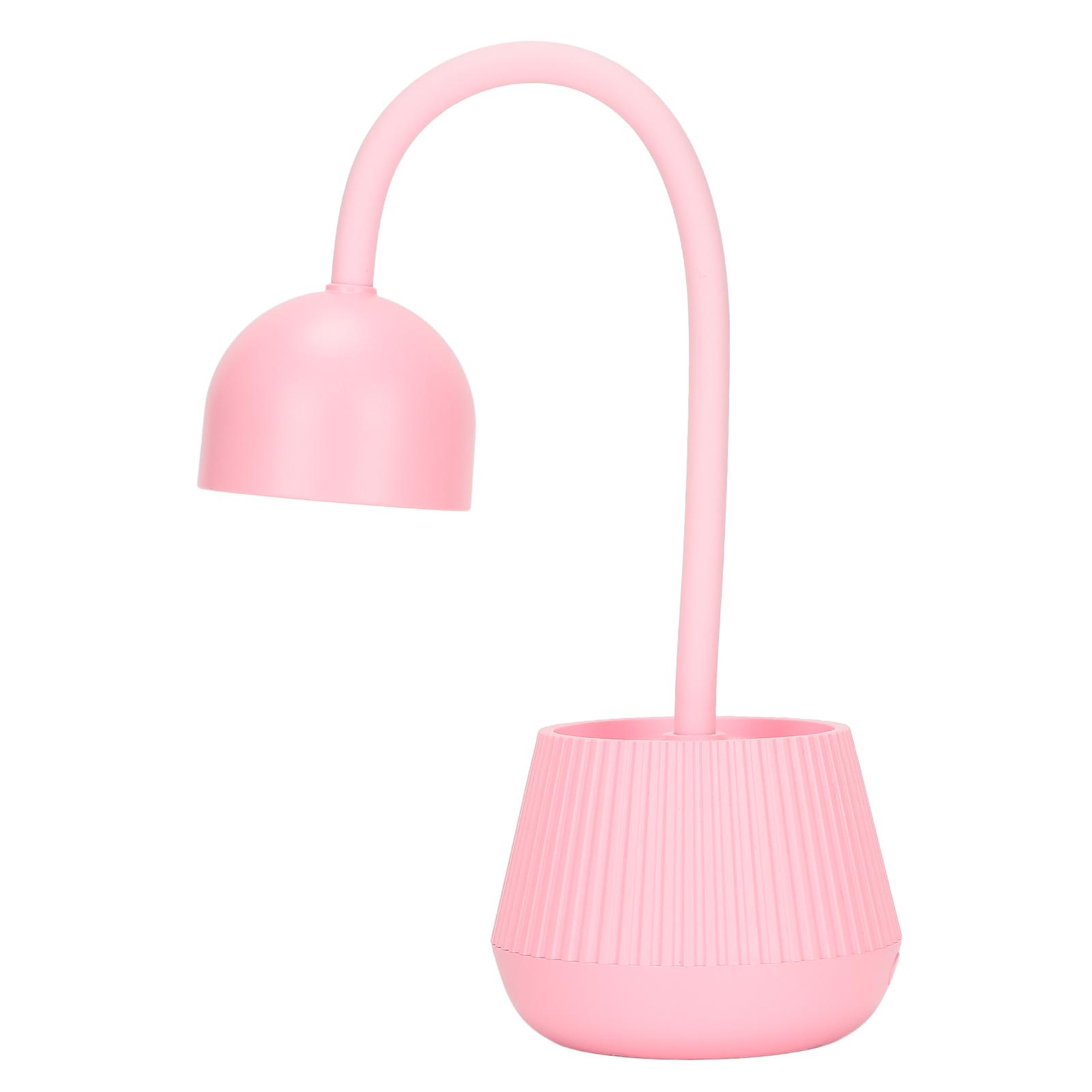 

24 Вт Настольная УФ-лампа для сушки гель-лака, вращающаяся, быстросохнущая, розовая