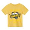 Boys Girls Tshirt The Wheels on The Bus Car Graphic T Shirt Happy Birthday Gift Party Gift Kids Clothes Tops Cotton Short Sleeve