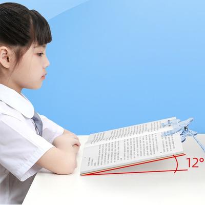 Note Holder Reading Bookmark Holder 12° Fixed Book Clip Anti Page Turning Holder Easy To Read Desktop Reading Stand