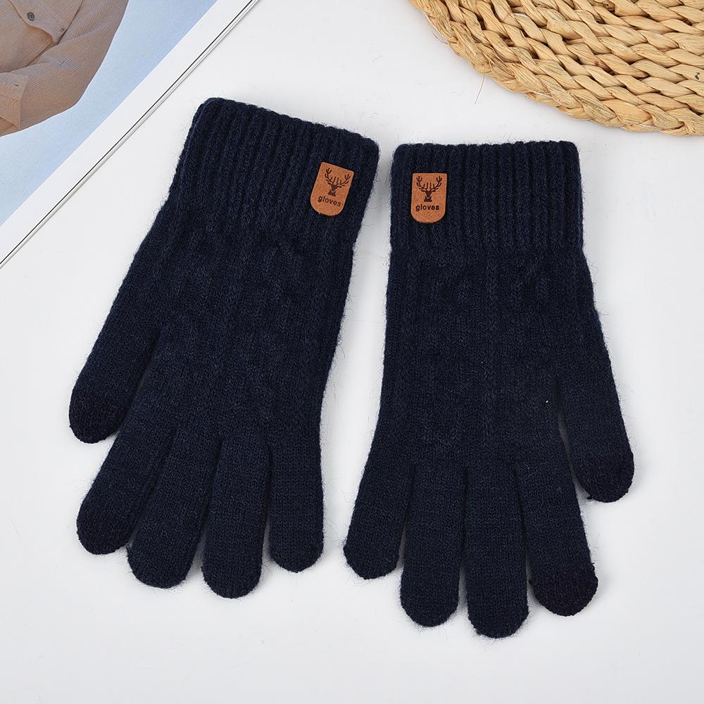 Winter Full-Finger Non-slip Thickened Velvet Cycling & Driving Gloves