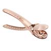 Stainless Steel Chestnut Cutter Tool Rose Gold Cross Shaped Comfortable Grip Easy Operation