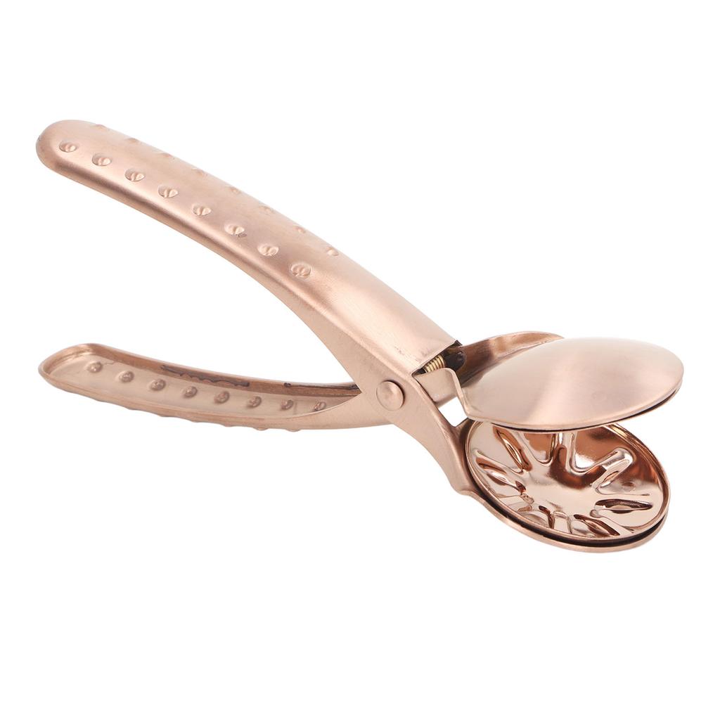 Stainless Steel Chestnut Cutter Tool Rose Gold Cross Shaped Comfortable Grip Easy Operation