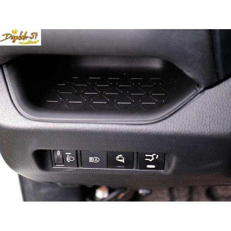 For Toyota RAV4 - Matte Black Main Driver Storage Box Cover Trim