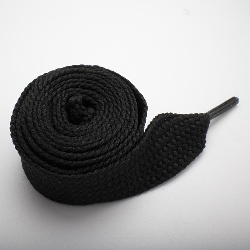 2Cm Wide Fat Shoe Laces For Sneakers Colorfast Replacement Laces For Shoes Classic Cotton Rope Flat Laces