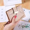 Luxury Women Wallet Leather Purse Short Zipper Clutch Bag Small Hollow Out Leaves Design Fashion Brand Wallets