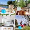 1PC 5L Collapsible Emergency Water Jug Container Bag Plastic Water Carrier Tank, Outdoor Folding Water Bag for Sport Camping