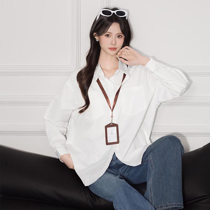Women's Cotton Loose Lapel Shirt Cardigan