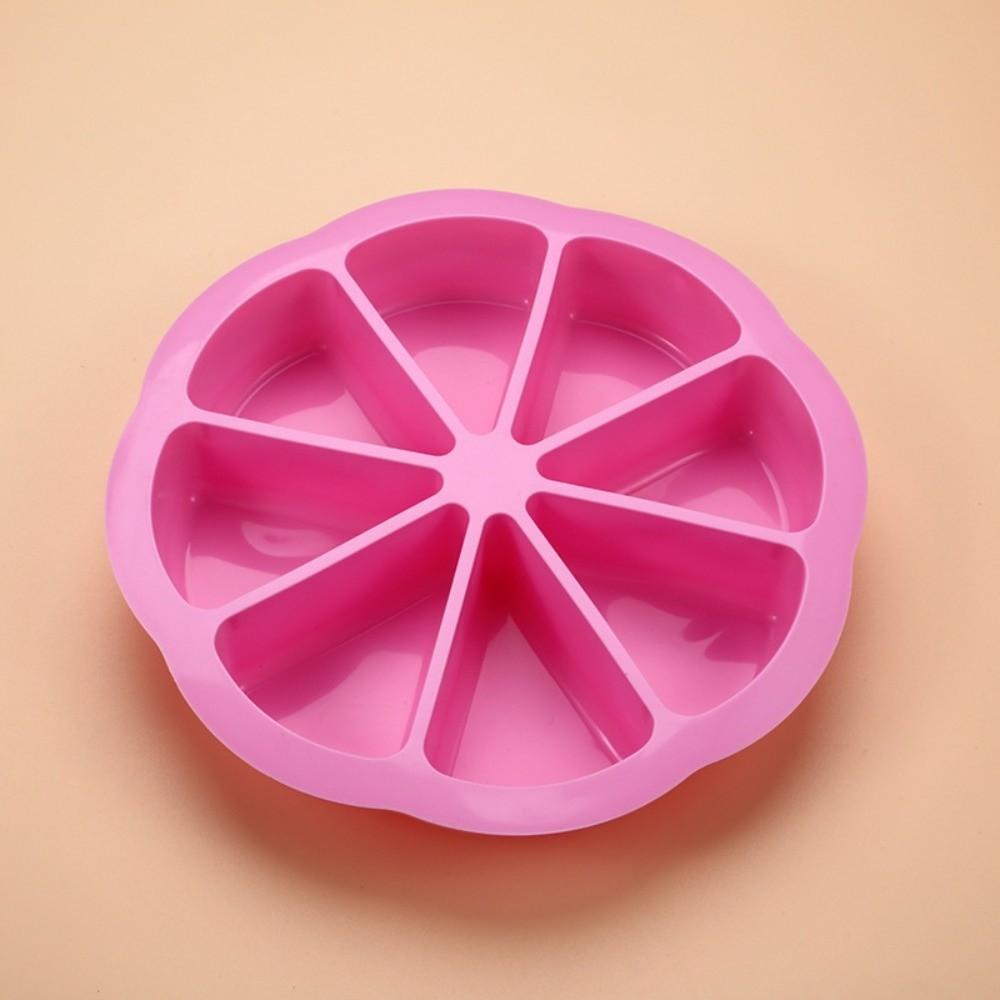 Soft Silicone Scone Baking Pan 8-Cavity Scone Cake Mold New Round Scone Pan  Kitchen Gadgets розовый