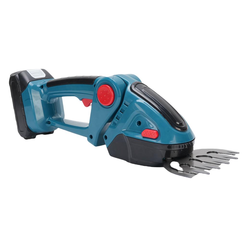 2 in 1 Cordless Hedge Trimmer Rechargeable Handheld Electric Grass Shear for Yard Garden Lawn
