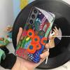 Yayoi Kusama Phone Case For Samsung Galaxy S24 S23 S22 S20 S21 Note20 Ultra Plus Fe Colored Silver Cover