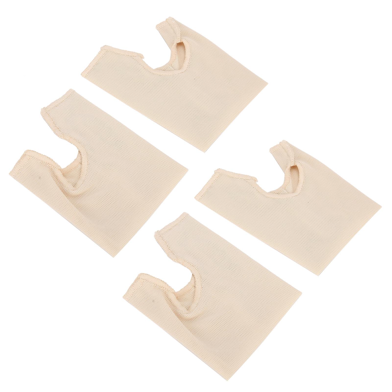 

2 Pairs Toe Separator Elastic Hallux Valgus Corrector Bunion Correction Sleeve Foot CareS