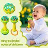 Childlike Hand Cranked Bell, Suitable for 0-3 Year Old Babies, Soothing and Hearing Development Toys, Newborns, Thanksgiving Holiday Gifts