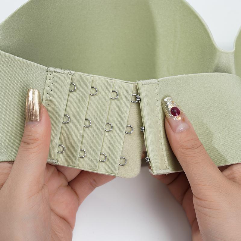 Trägerloser, unsichtbarer BH für Damen, austauschbar, durchsichtige Schnalle, Braletter, Push-Up, halbe Tasse, Tank-Top, sexy Unterwäsche