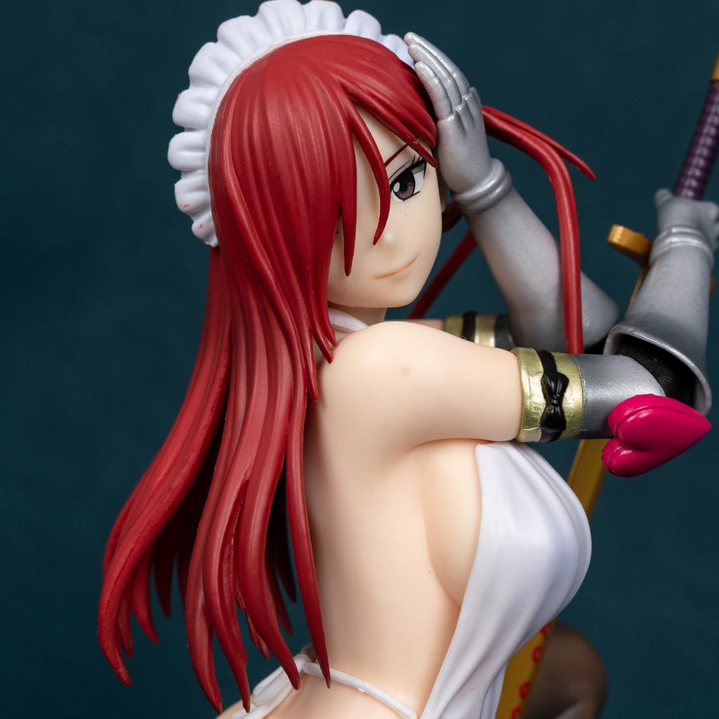 Newest Fairy Tail Erza Scarlet bunny ver girl 18CM figure PVC statue Game Action Anime Model Adult Collectible Dolls Toys Ggifts