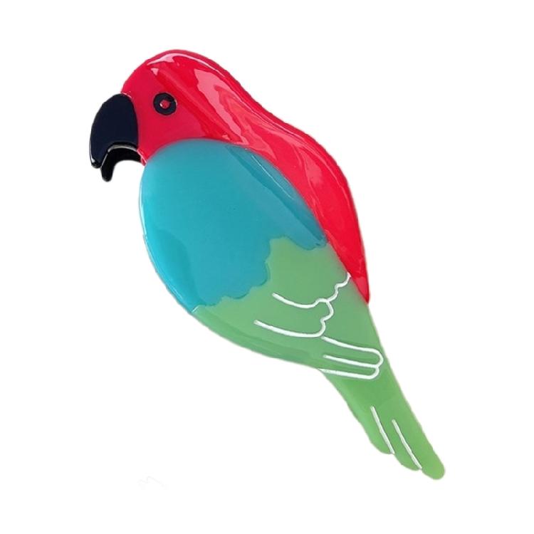 Hair Claw Colorful Parrot Shape Hair Clip Strong Hold Hair Jaw Clip Acetate Hair Claw Clip Accessories for Woman