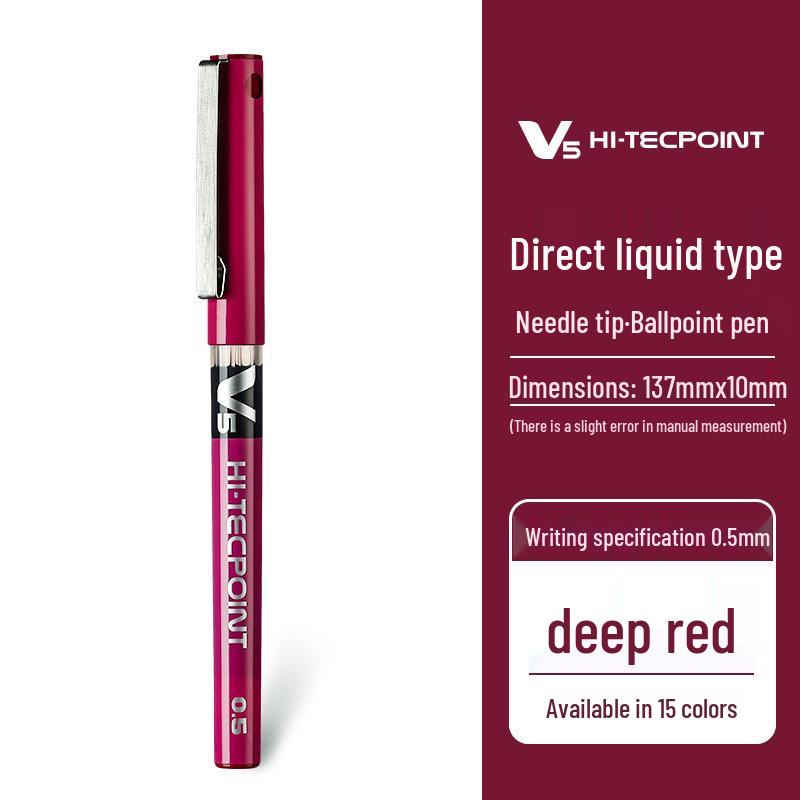 Pilot Gel Rollerball Pen BX-V5/7 Needle Tip Colored Signature Pen for Students