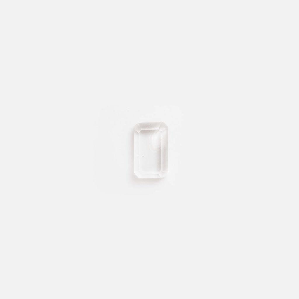 Hot Sale Transparent Glass Hollow Box Square Necklace DIY Accessories Zircon December Love Animal