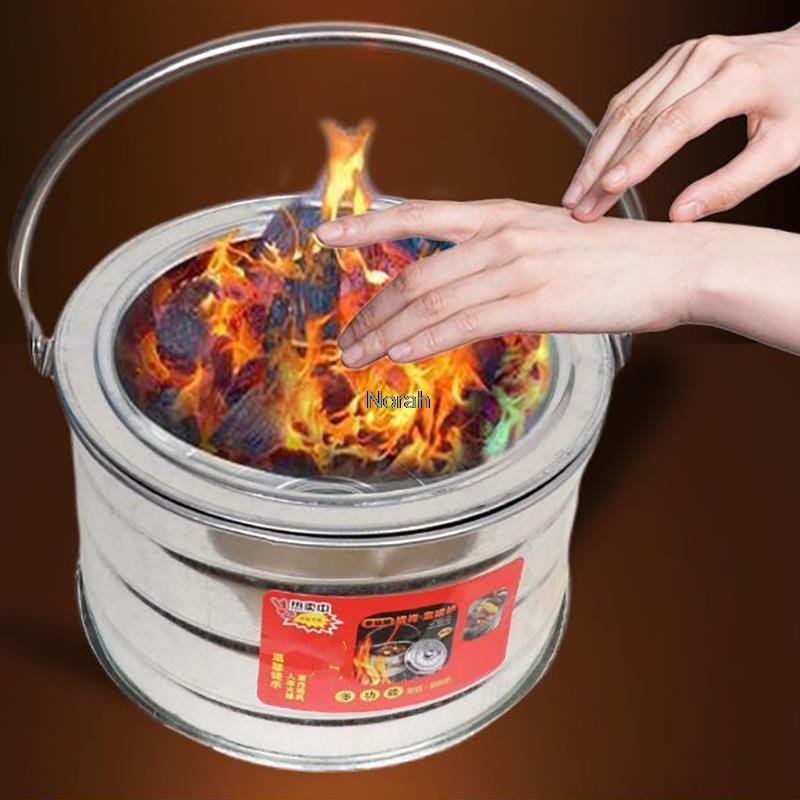 Charcoal stove old  Stainless Steel stove barbecue barbecue tea hot pot stove household commercial small carbon stove BBQ grills