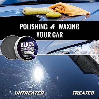 Universal Black Car wax,Deep Gloss Polishing and Restoration,long-lasting High Gloss,water-repellent,suitable for Black Vehicles