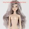 Joint Movable Supermodel Doll Body Curly Hair Doll Body Realistic Make-up Doll Head  Play House