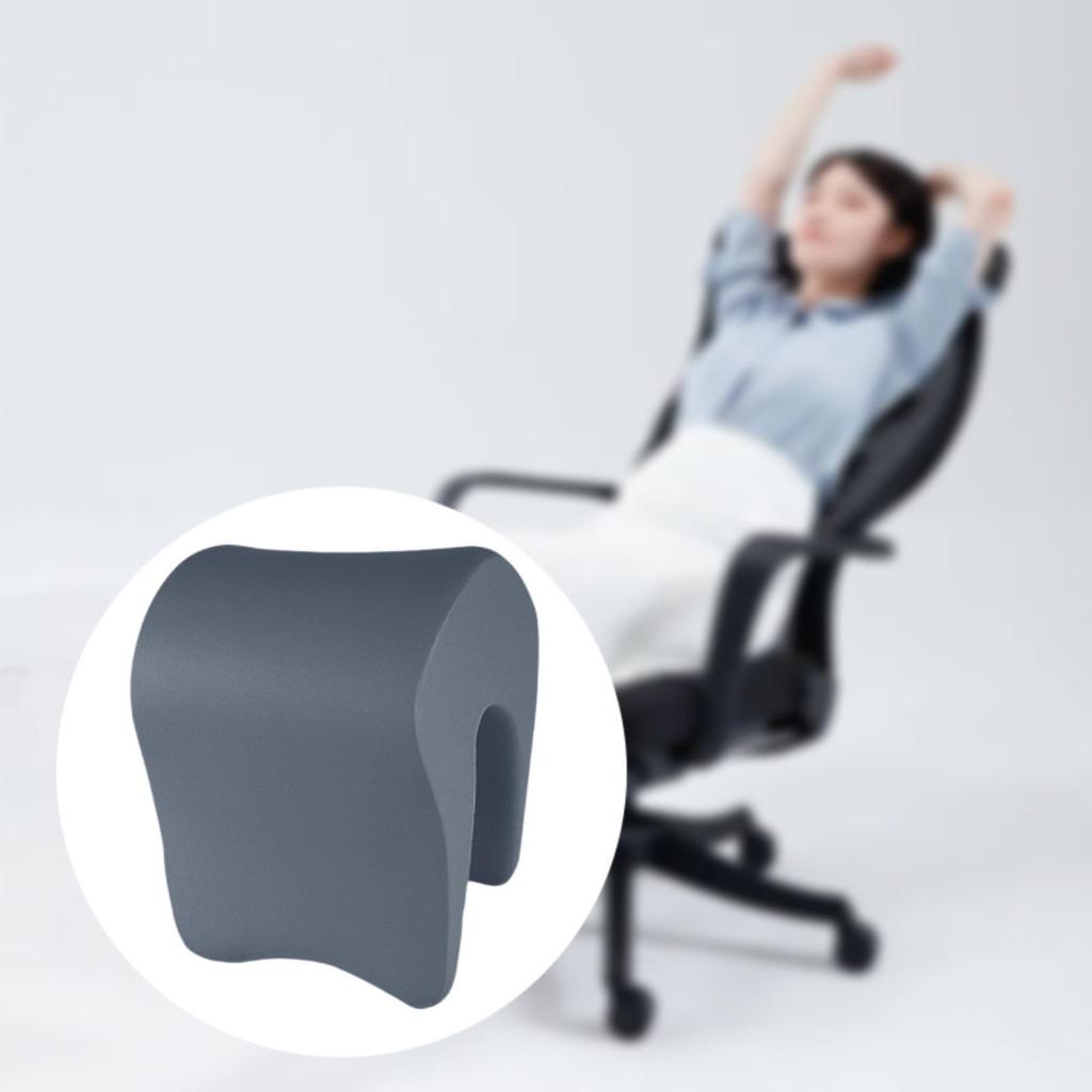 Memory Foam Neck Pillow Supportive Chair Pillow Desk Nap Cushion for Office Sleeping and Travel Rest