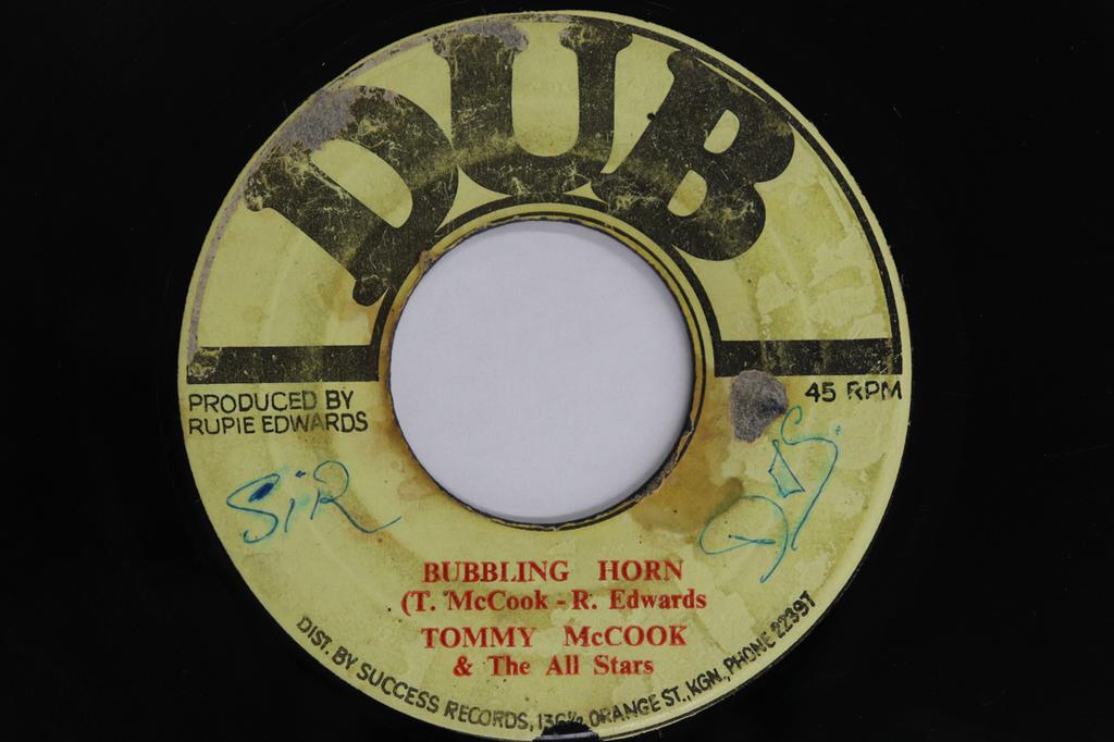 7inch Record TOMMY MCCOOK - West Of Parade / Bubbling Horn none DUB 1973 Jamaica Reggae, Ska & Dub Used
