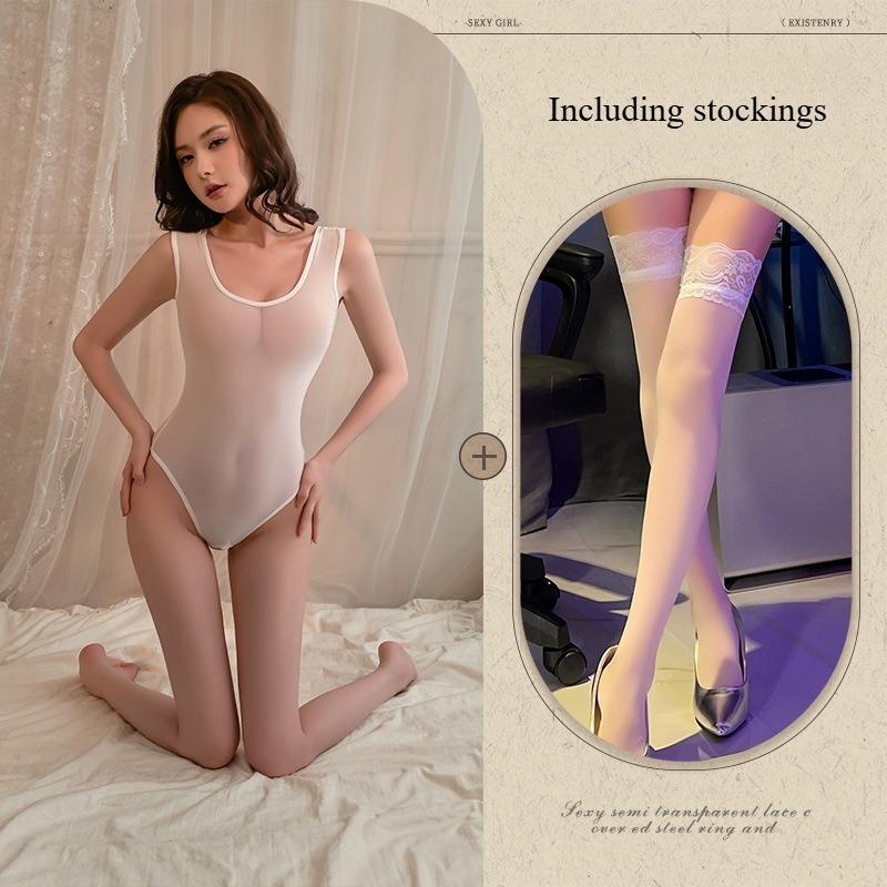 Erotic Lingerie Perspective Japanese Camisole Backless Swimsuit Sexy Seductive Passionate Teasing Flirting Midnight Sex Suit