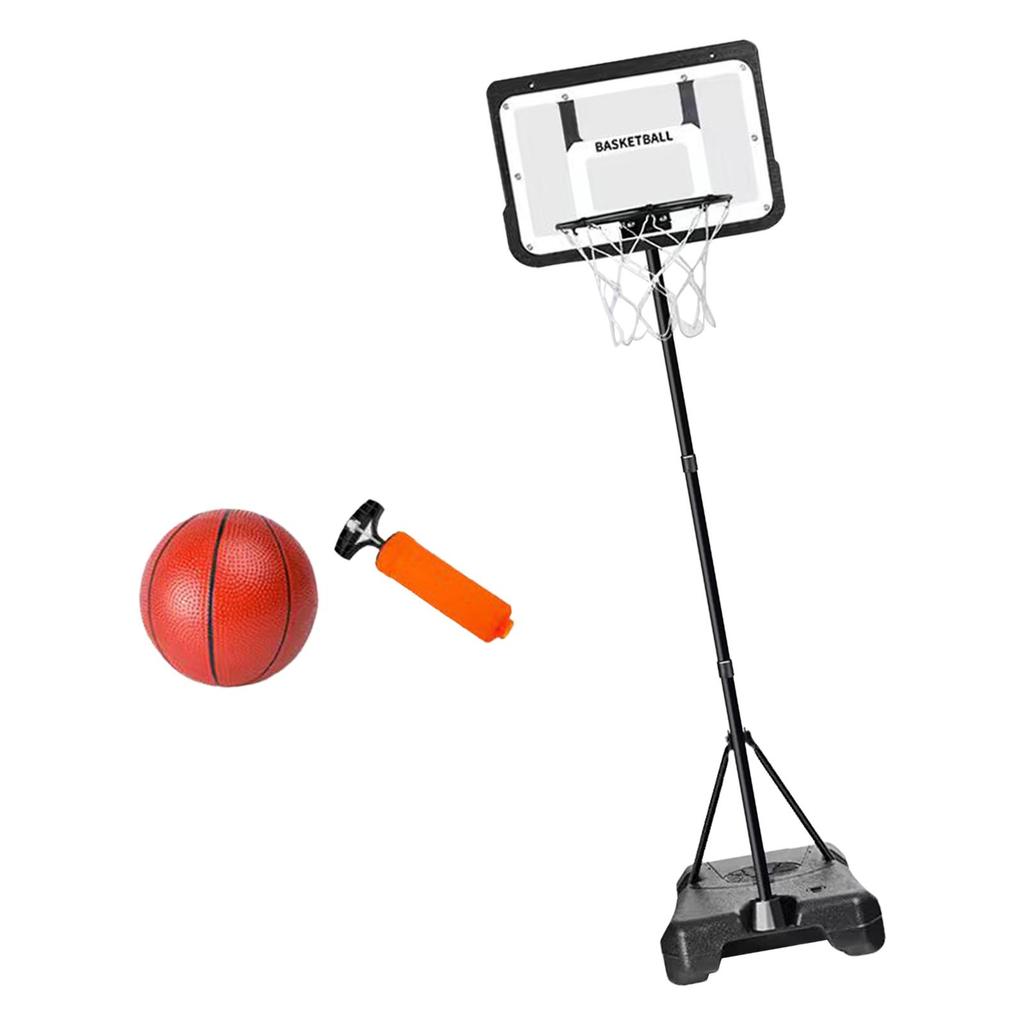 Basketball Hoop with Stand Set Interactive Toy Height Adjustable Family Game 190 cm