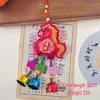 2026 Chinese Zodiac Horse Bell Pendant Red Sachet Tassel for Car Hanging