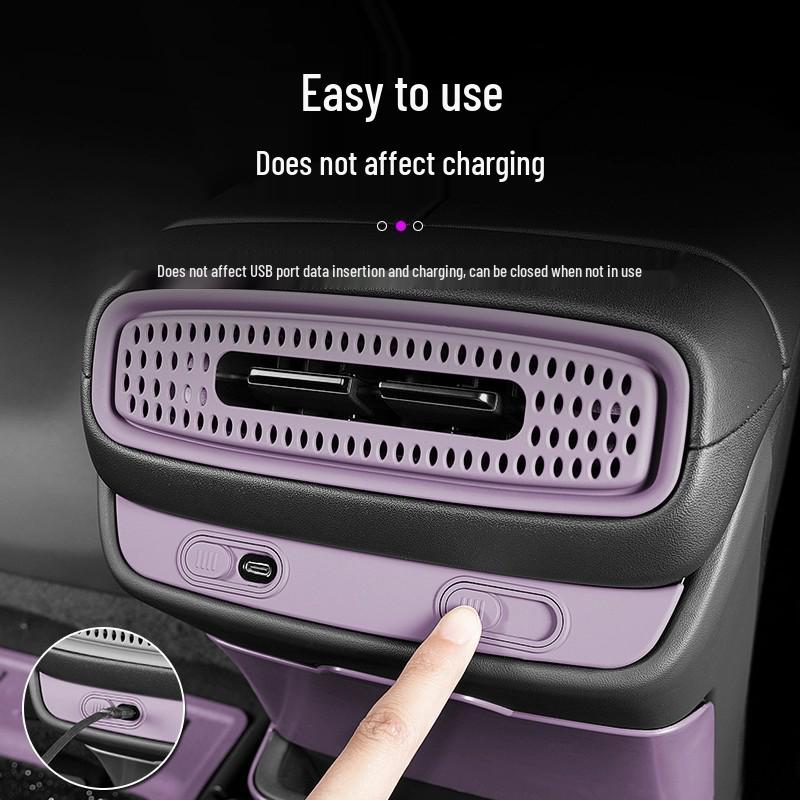 Xiaomi SU7 Rear Seat Air Vent & USB Port Protective Cover