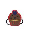 Casual Cute Cupcake Shape Crossbody Bag Cake Cartoon Cartoon Shoulder Bag Mini Handbag Children's Purse Students