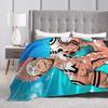 Ryomen Sukuna Jujutsu Kaisen Super Warm Blanket Students Plush Throw Blanket Fluffy Outdoor Flannel Bedspread Sofa Bed Cover