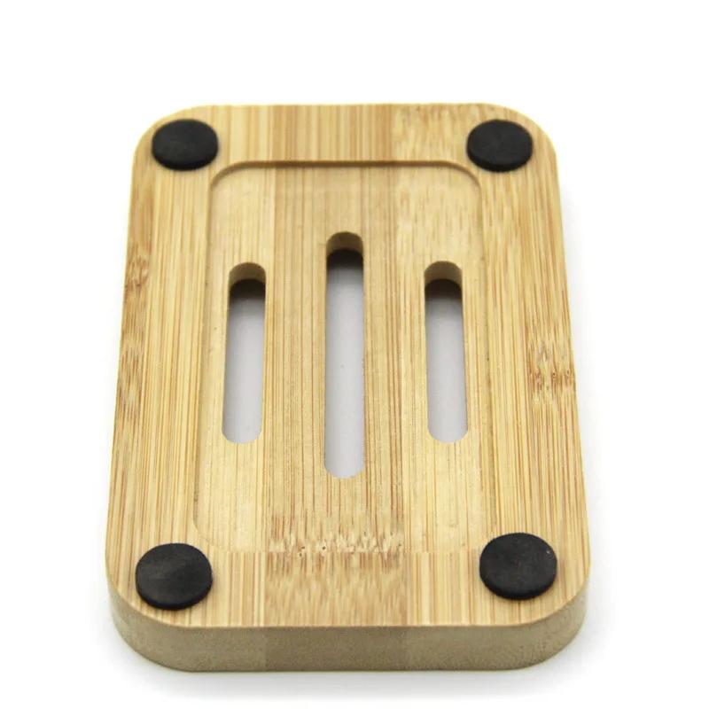 Scatola per Sapone Piatti in Bambù Naturale Portasapone da Bagno Custodia in Bambù Vassoio in Legno Antimuschio Scatola Drenante Strumenti per Bagno e Servizi Igienici