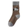 Autumn and Winter Warm Wool Socks, Dot-yarn Illustration, Mid-calf Socks, Retro Ladies, Pile Socks for Women