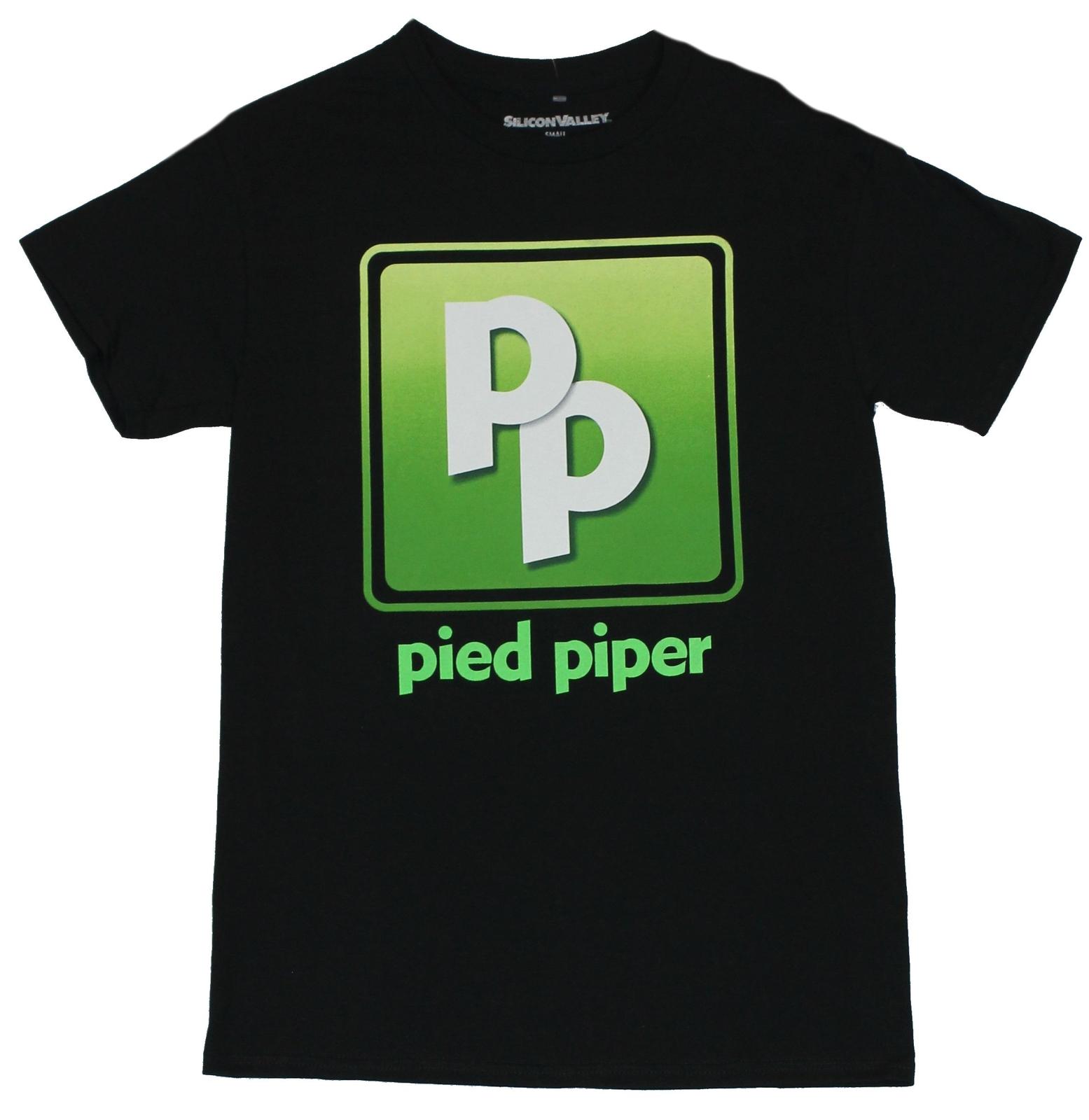 Silicon Valley Adult New T-shirt Pied Piper Logo Pic S