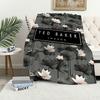 Fashion Logo design Blanket Plush Nap Sofa rug T-Ted B-Baker for Living Room Warm Office Bedroom Birthday Home Travel Kid Gifts
