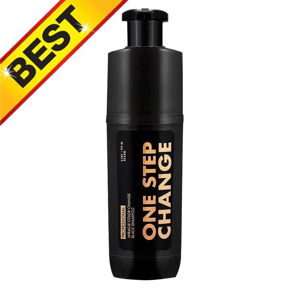 Season 3) COU:TUR HAIR Color Change Gray Hair Dye Shampoo 180ml Dark brown x 1